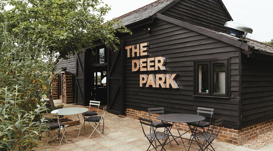Exterior of The Deer Park Café at Eridge Park.